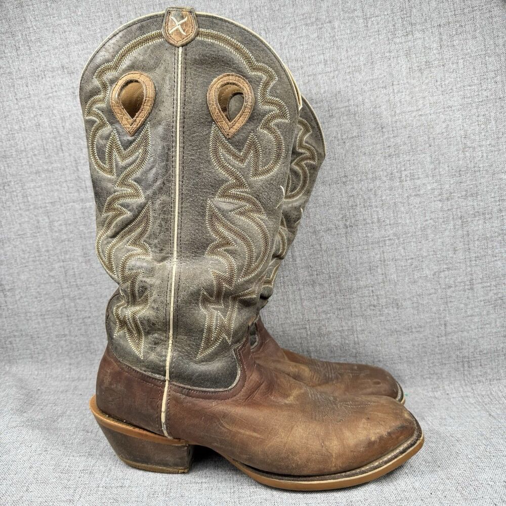 Twisted X Buckaroo Boots Men's Size 13 D Western Cowboy Leather